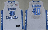 North Carolina #40 Harrison Barnes White Stitched NCAA Jersey,baseball caps,new era cap wholesale,wholesale hats